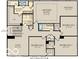 Second floor plan featuring owner's suite, bedrooms, loft, and laundry area at 3628 Planck Cir, Danville, IN 46122