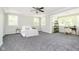 Bedroom with sitting area and built-in desk at 408 W 11Th St, Anderson, IN 46016