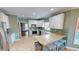 L-shaped kitchen with stainless steel appliances at 1160 Mt Vernon Dr, Greenwood, IN 46142