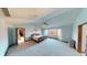 Bright main bedroom with vaulted ceilings, carpet, and ample natural light at 1160 Mt Vernon Dr, Greenwood, IN 46142
