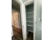 Linen closet with four shelves at 1601 Draper St, Indianapolis, IN 46203
