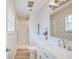 Modern bathroom with a white vanity and shower at 4902 N Capitol Ave, Indianapolis, IN 46208