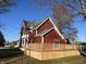 Back of the house showcasing a large deck and a spacious yard at 503 E Clyde St, Frankton, IN 46044