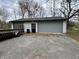 Large detached garage with double doors at 7609 Camby Rd, Indianapolis, IN 46113