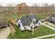 Luxury home with a modern design and a large yard at 10771 Holliday Farms Blvd, Zionsville, IN 46077