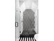 Bathroom with black and white checkered shower and floor at 10771 Holliday Farms Blvd, Zionsville, IN 46077