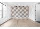 Bedroom with hardwood floors and statement wall at 10771 Holliday Farms Blvd, Zionsville, IN 46077