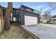 Detached garage with a rooftop deck and modern design at 1514 E 12Th St, Indianapolis, IN 46201