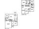 Two-story home floor plan, featuring four bedrooms, two and a half baths, and a two-car garage at 259 Lar Lan Dr, Danville, IN 46122