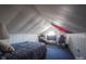 Finished attic bedroom with a workspace at 3136 E Edgewood Ave, Indianapolis, IN 46227
