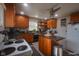 Spacious kitchen featuring an island and ample wood cabinetry at 3136 E Edgewood Ave, Indianapolis, IN 46227
