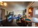 Open concept living area with kitchen and dining area views at 3136 E Edgewood Ave, Indianapolis, IN 46227