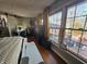Bedroom with view of backyard, deck and pool at 620 Valley Dr, Martinsville, IN 46151