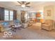 Open living room with adjoining kitchen and dining area at 304 Chestnut St, Danville, IN 46122