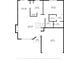 Two-story home floor plan, showing a garage and multiple bedrooms at 8191 Frisco Way, Indianapolis, IN 46240