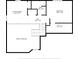 Two-story home floor plan with open space and walk-in closets at 8191 Frisco Way, Indianapolis, IN 46240