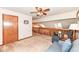Upper hallway with a view of the lower floor and access to rooms at 8191 Frisco Way, Indianapolis, IN 46240