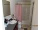 Clean bathroom with tub and shower combination at , Greenwood, IN 46143