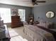 Bright bedroom with a king-size bed and ample closet space at , Greenwood, IN 46143