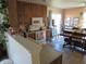 Well-equipped kitchen with ample cabinetry and a dining area at , Greenwood, IN 46143