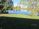 Peaceful backyard pond view with ducks at , Greenwood, IN 46143