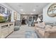 Home office with built-in shelving, desk, and plenty of workspace at 1285 Greenwood Station Blvd, Greenwood, IN 46143