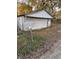 Detached single car garage needing some repairs at 1656 Nelson Ave, Indianapolis, IN 46203