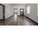 Bright and airy living room with hardwood floors at 425 Sanders St, Indianapolis, IN 46225