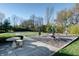Outdoor fitness area with various exercise equipment at 7290 Lockford Walk N, Avon, IN 46123