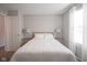 Bedroom with carpeted floor, neutral walls and window with blinds at 8391 Inland Dr, Avon, IN 46123