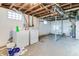 Unfinished basement with washer and dryer, and plenty of space at 951 W 33Rd St, Indianapolis, IN 46208