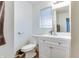 Clean bathroom featuring white vanity and updated fixtures at 951 W 33Rd St, Indianapolis, IN 46208