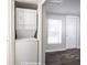 Stackable washer and dryer in a convenient alcove at 1519 E Mills Ave, Indianapolis, IN 46227