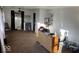 Spacious living room with brown carpet at 4025 N Campbell Ave, Indianapolis, IN 46226