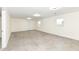 Unfinished basement with tile flooring and plenty of space at 6015 S State Road 75, Coatesville, IN 46121