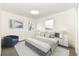 Bedroom with a bed and calming decor at 6015 S State Road 75, Coatesville, IN 46121