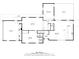 Single story home floor plan, 2632 sq ft, 3 bedrooms, and 2.5 bathrooms at 6015 S State Road 75, Coatesville, IN 46121
