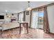 Kitchen with breakfast nook and view of back deck at 7532 Gold Rush Ct, Camby, IN 46113