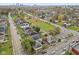 Aerial view of the property and neighborhood at 515 E 30Th St, Indianapolis, IN 46205