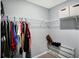 Spacious closet with hanging rods and shoe storage at 9138 Blunt Ave, Indianapolis, IN 46239