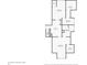 Two-story home floor plan with loft, two bedrooms, and two bathrooms at 1542 S Alabama St, Indianapolis, IN 46225