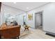 Open concept living room with view of kitchen and dining area at 1542 S Alabama St, Indianapolis, IN 46225