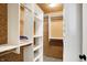 Large walk-in closet with ample shelving and hanging space at 2145 Boston Ct # A, Indianapolis, IN 46228