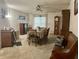 Formal dining room with wood furniture and a grandfather clock at 3149 E 900 S, Flat Rock, IN 47234