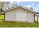 Detached garage with roll-up door at 700 S Ohio St, Sheridan, IN 46069