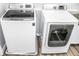 Laundry room with Samsung washer and dryer at 700 S Ohio St, Sheridan, IN 46069