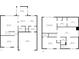 Two-story home floor plan, showing room dimensions at 11411 Shady Hollow Ln, Indianapolis, IN 46229