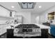 Modern kitchen with gas range and stainless steel appliances at 3805 Byram Ave, Indianapolis, IN 46208