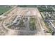 Aerial view of new homes under construction in a neighborhood at 1426 Bluebonnet Pl, Shelbyville, IN 46176