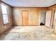 Features wood paneling and multiple doors at 310 S Pleasant St, Edinburgh, IN 46124